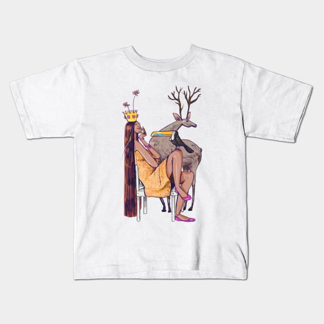 Daydreamer Kids T-Shirt by Annada Menon